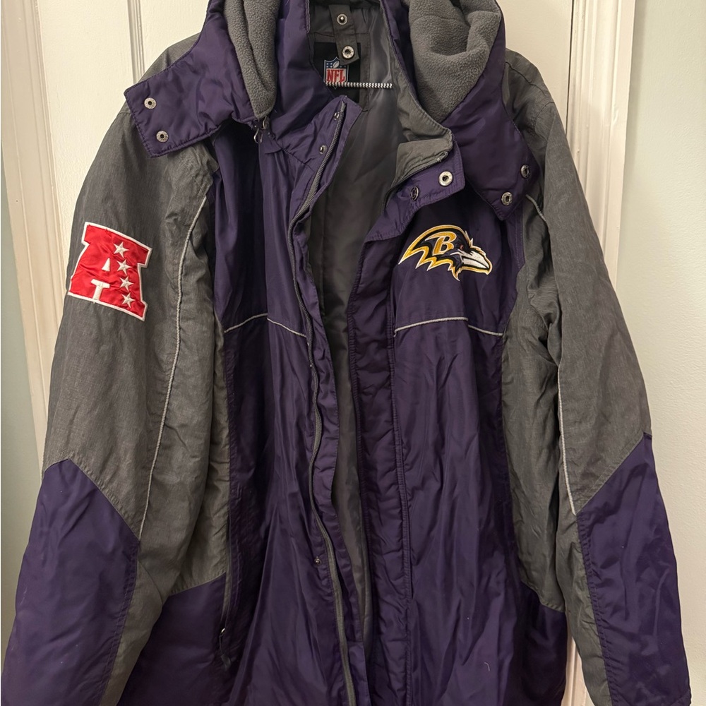 Ravens team apparel NFL Jacket men’s XXL